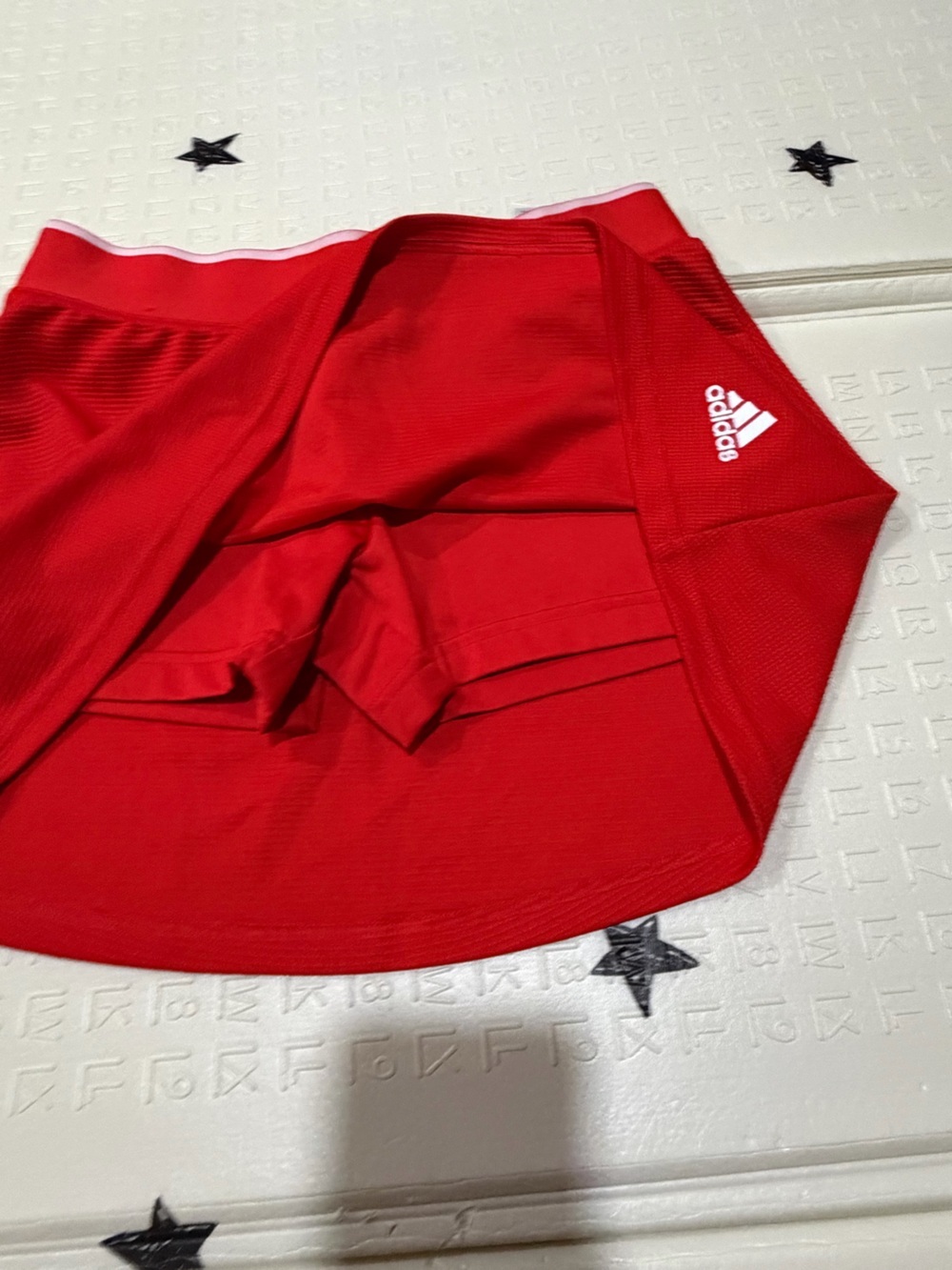adidas Red Active Tennis Skort - Picture 4 of 10
